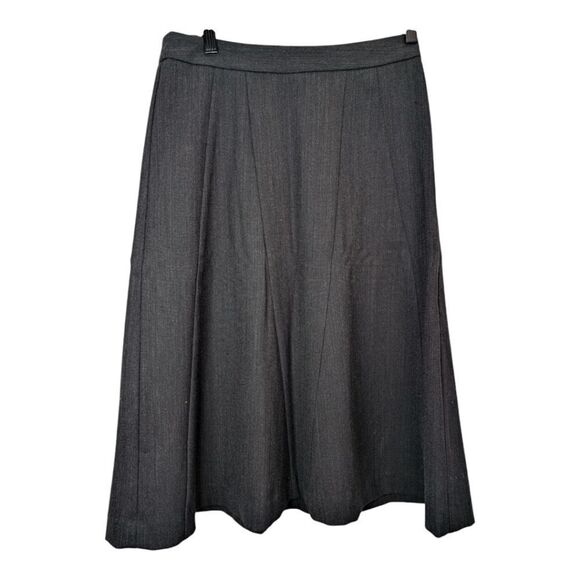 Vintage brown wool blend a line midi skirt size xs/s - Picture 6 of 8